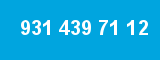 931 439 71 12 931 439 71 12